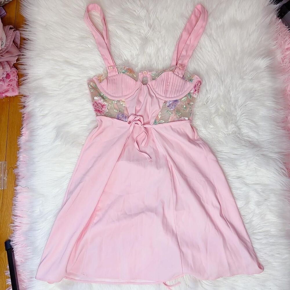 For love & lemons Women's Pink Dress